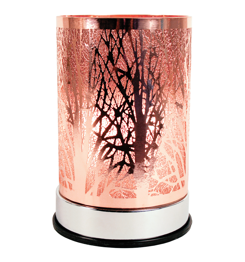NEW* candle warmer lamp – copper + pine