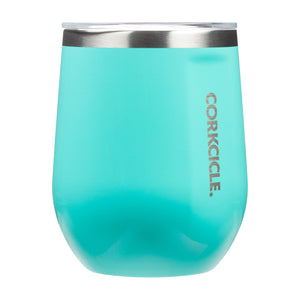 Turquoise Classic Wine Glass - Corkcicle 12oz