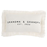 Grandparents Est. 2020 Pillow