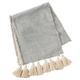 Gray Ponchaa Table Runner