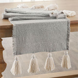 Gray Ponchaa Table Runner