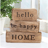 HELLO HAPPY HOME BLOCK SET