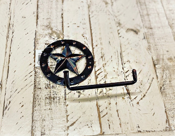 Rustic Star Toilet Paper Holder