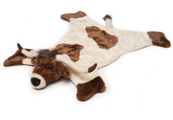 Longhorn Plush Trophy Rug, Small