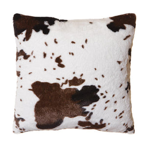 Cowhide Faux Fur Pillow