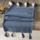 Navy Ponchaa Table Runner