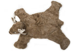 White Tail Deer Plush Rug, Small