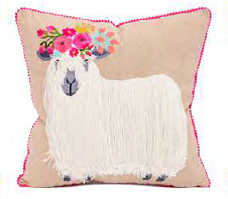 Embroidered Wonder Sheep Pillow