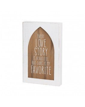 Love Story Box Sign