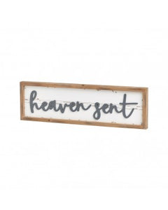 Heaven Sent 3D Framed Sign