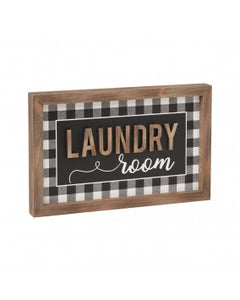 Laundry Room 3D Framed Sign