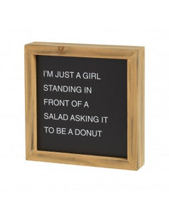 Be A Donut Letterboard Sign