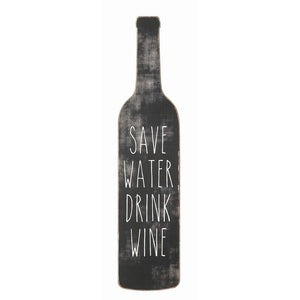 "Save Water Drink Wine" Wall Decor