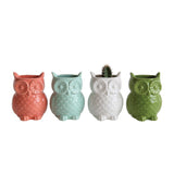 Owl Vase Magnets, Set of 4