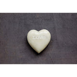 Soapstone Heart Decoration w/ Engraved "Love"