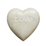 Soapstone Heart Decoration w/ Engraved "Love"