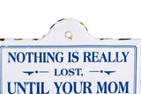 "Nothing is Really Lost..." Metal Wall Decor