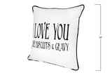 Southern Saying Cotton Pillow, 2 Styles