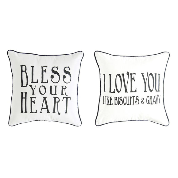 Southern Saying Cotton Pillow, 2 Styles