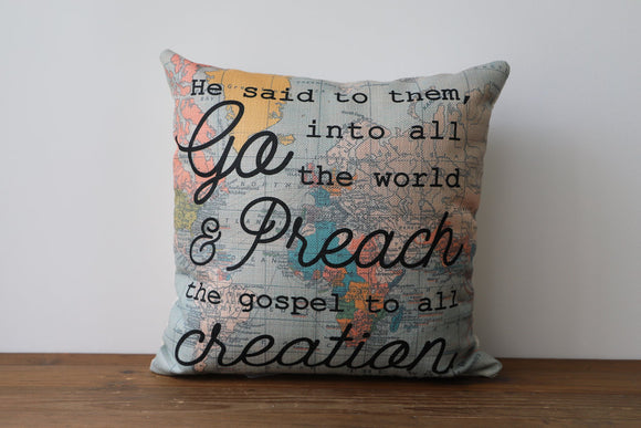 Go Preach Pillow