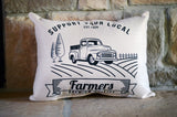 Support your Local Farmer Pillow