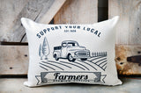 Support your Local Farmer Pillow