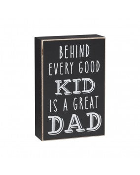 Great Dad Box Sign