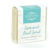 Spearmint Basil Scrub Soap