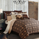 STAR RANCH 2-PC REVERSIBLE WESTERN QUILT SET (TWIN)