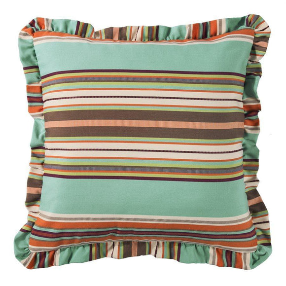 Serape Euro Sham W/ Ruffles