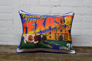 Texas Postcard Pillow